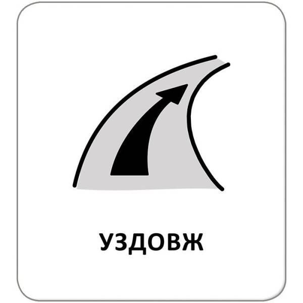 Картки з піктограмами. Орієнтування у просторі