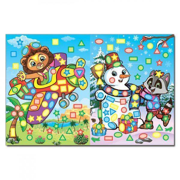 Чарівна мозаїка з наліпками. Зелена. 9786175367544