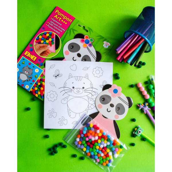 Набір для творчості. Pompon Art. Панда