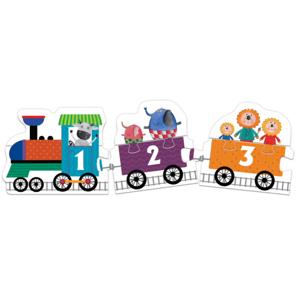 Гра-Пазли. Цифротяг. Учимо цифри