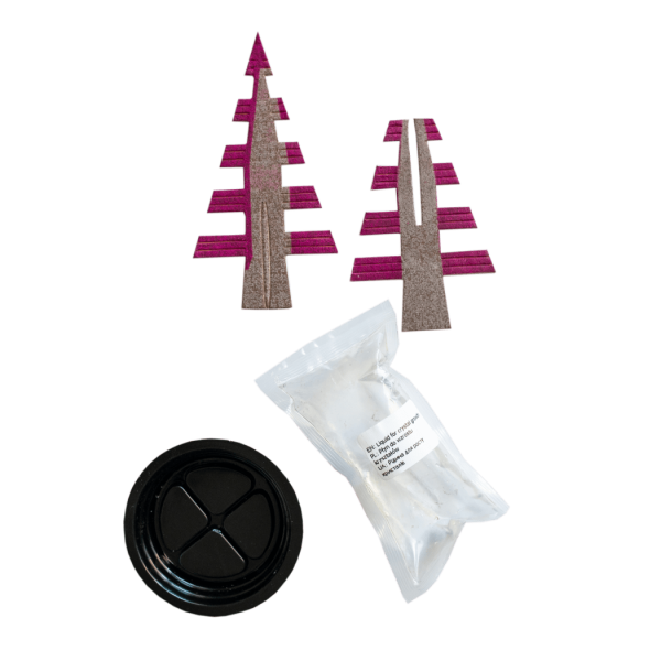 Набір для дослідів. Ялинка в кристалах. Рожева