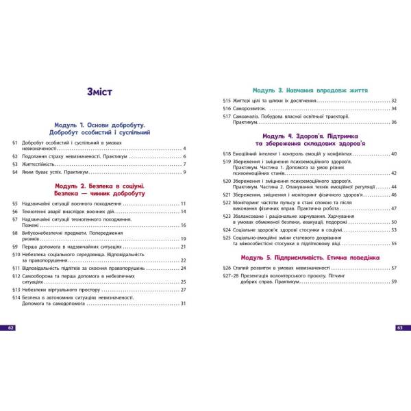 Здоров’я, безпека та добробут. Робочий зошит для 8 класу ЗЗСО