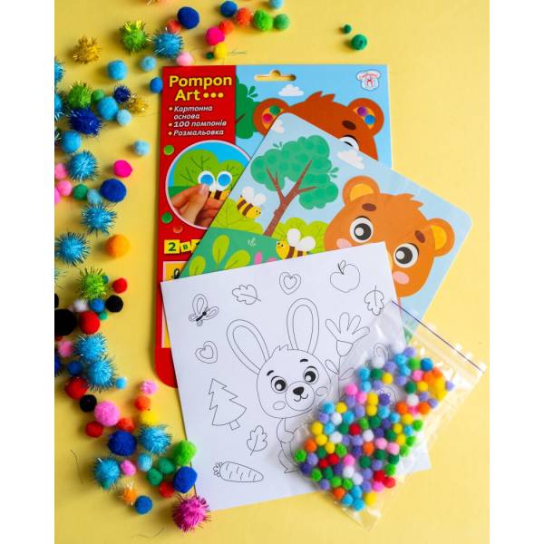 Набір для творчості. Pompon Art. Ведмідь