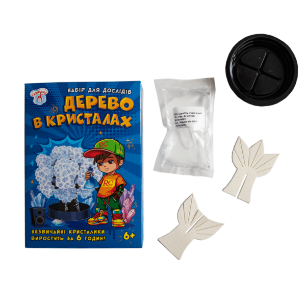 Набір для дослідів. Дерево в кристалах. Біле