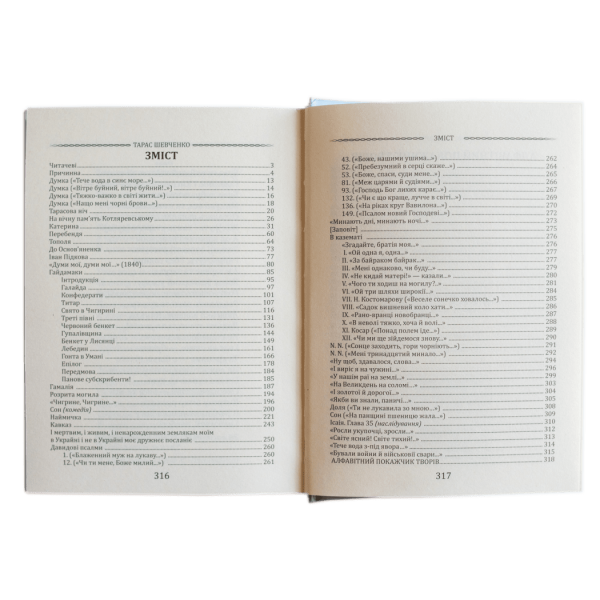 Тарас Шевченко. Кобзар. Вибрана поезія