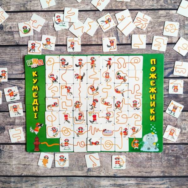 Гра-головоломка “Кумедні пожежники”