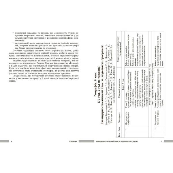 НУШ Географія. 8 клас. Розробки уроків