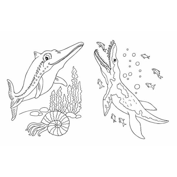 Велика книга розмальовок. Динозаври