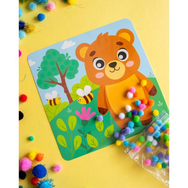 Набір для творчості. Pompon Art. Ведмідь