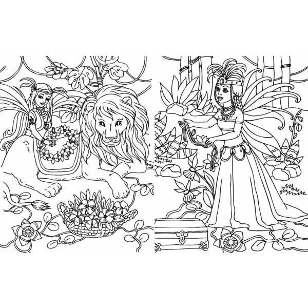 Велика книга розмальовок. Принцеси