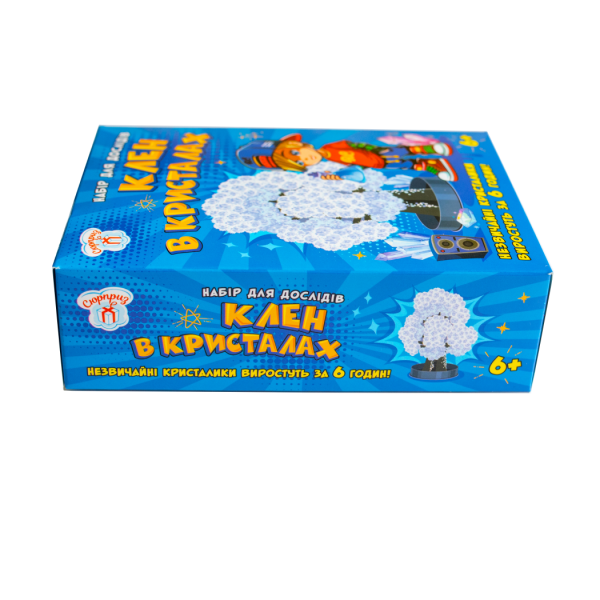 Набір для дослідів. Клен в кристалах. Білий