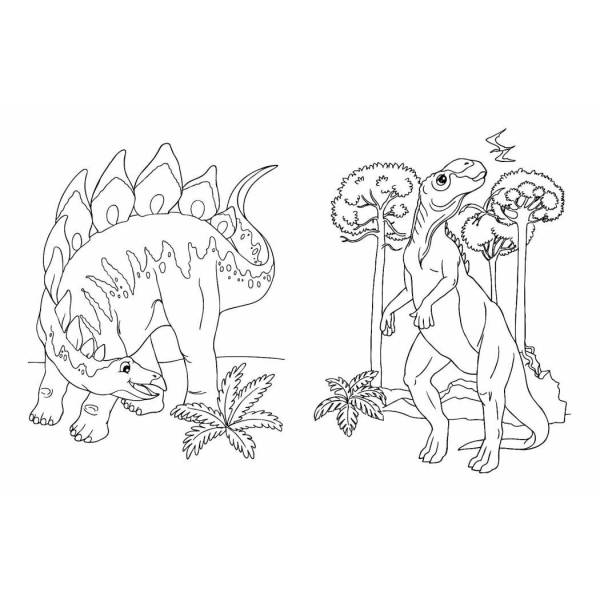Велика книга розмальовок. Динозаври