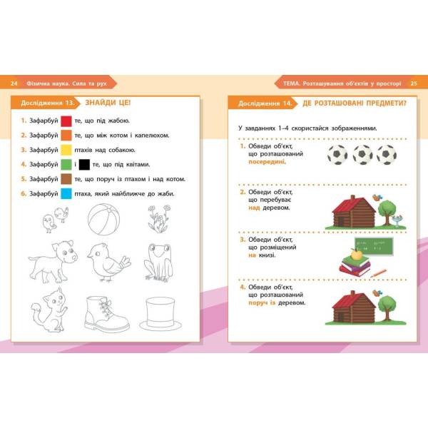 НУШ STEM-Старт. 1 клас. Фізична наука. Робочий зошит