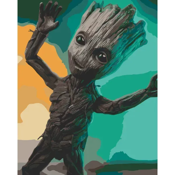 21160884356060.webp Картина за номерами ArtCraft 40х50 см "Грут танцює" 16003-AC - Зображення 1