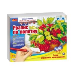 4949 Розмальовка за номерами на полотні 'Калина'