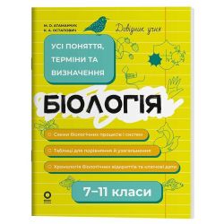 Довідник учня. Біологія. 7–11 класи. Усі поняття, терміни та визначення