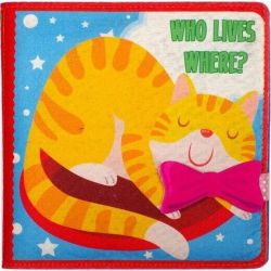 Фетрова книга «Хто де живе? - Who lives where?» (англійською)