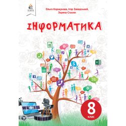 Інформатика, 8 клас  (НОВА ПРОГРАМА) Коршунова. О.В., Завадський І.О.