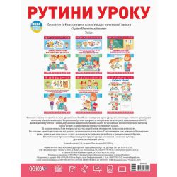 Комплект плакатів "Рутини уроку"