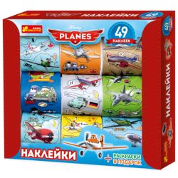 Наклейки в коробке. Самолеты 1. Disney (рос.)