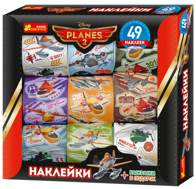 Наклейки в коробке. Самолеты 2. Disney (рос.) Наклейки в коробке. Самолеты 2. Disney (рос.)