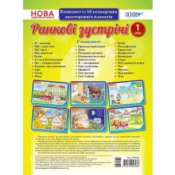 НУШ Комплект плакатів А3 «Ранкові зустрічі. 1 клас»