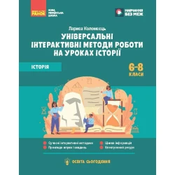 НУШ Освіта сьогодення. Універсальні нтерактивні методи роботи на уроках історії. 6-8 клас