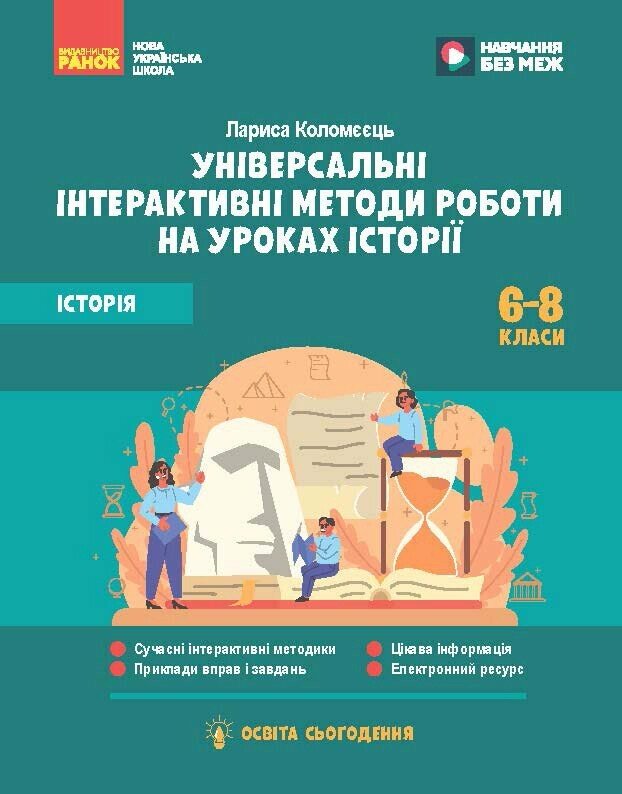 НУШ Освіта сьогодення. Універсальні нтерактивні методи роботи на уроках історії. 6-8 клас