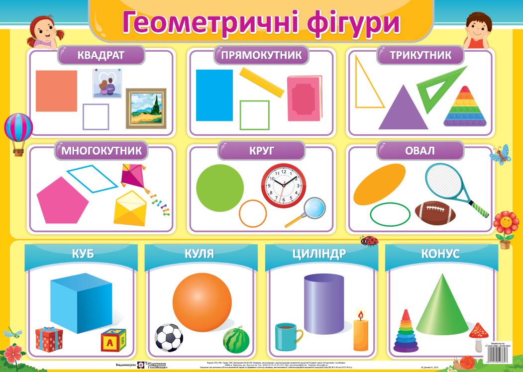 Плакат “Геометричні фігури”