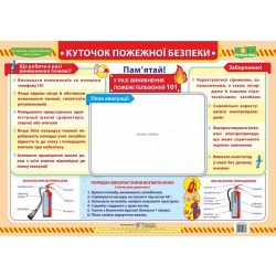 Плакат “Куточок пожежної безпеки”