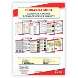 Польська мова. Комплект плакатів для оформлення кабінету