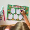 Пиши-стирай. Розклад занять зелений з котиками