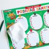 Пиши-стирай. Розклад занять зелений з котиками