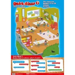 Quick Minds (Ukrainian edition) НУШ 2 Комплект плакатів 3 шт., комплект