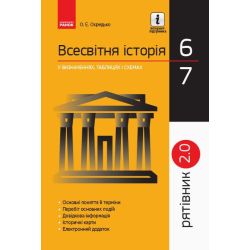 Рятівник 2.0. Всесвітня історія у визначеннях, таблицях і схемах. 6 - 7 класи