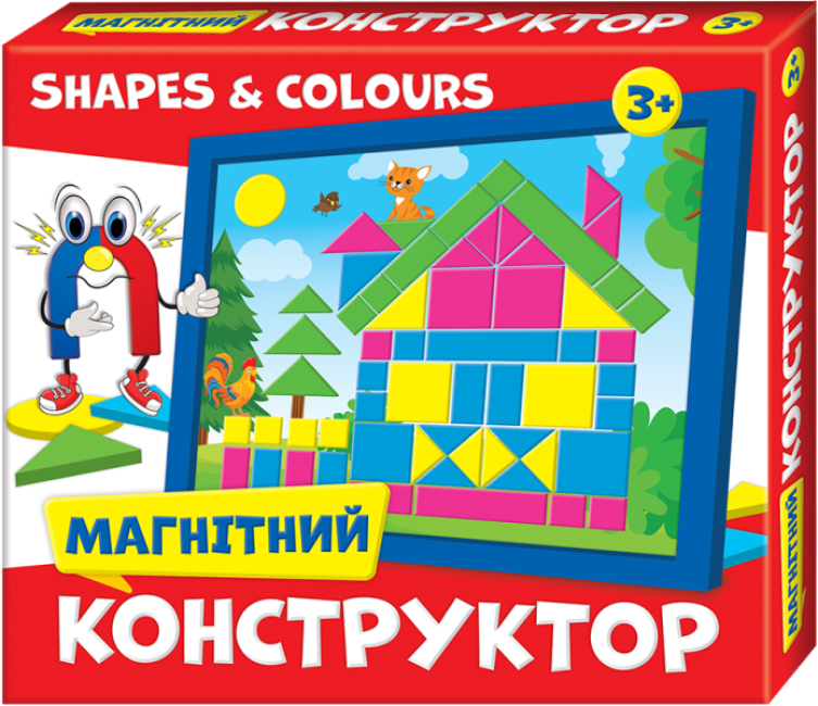SHAPES & COLOURS. Магнітний конструктор
