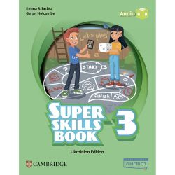 Super Minds (Ukrainian edition) НУШ 3 Super Skills Book (М'яка обкладинка)