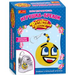 Вязаный брелок. Смайлик (рос.)