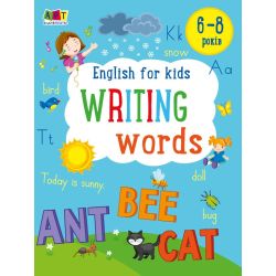 Writing words. English for kids